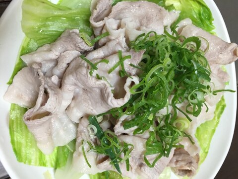さっぱり!簡単!豚しゃぶ